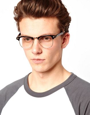 clear lens clubmaster glasses Cheaper 