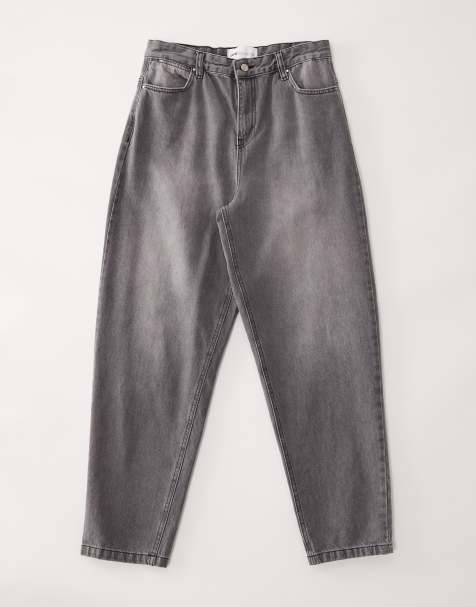 ASOS COLLECTIVE AC-B-251 - Grå forvaskede jeans med smal pasform og tapered fit - view 1