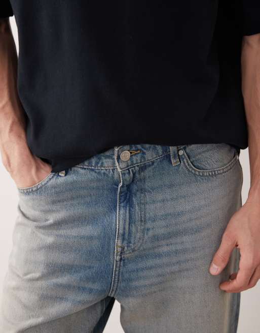 ASOS COLLECTIVE - AC-B-251 - Jean slim fuselé - Bleu vintage délavé, 3 de 6