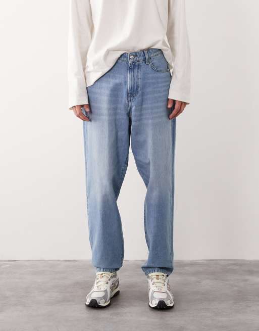 ASOS COLLECTIVE - AC-B-251 - Smalle tapered jeans i lys vask , 3 af 7