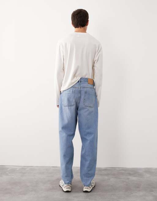 ASOS COLLECTIVE - AC-B-251 - Smalle tapered jeans i lys vask , 4 af 7