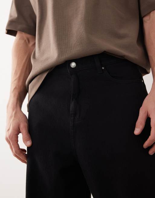 ASOS COLLECTIVE – AC-B-251 – Svarta, avsmalnande, smala jeans, 3 av 6