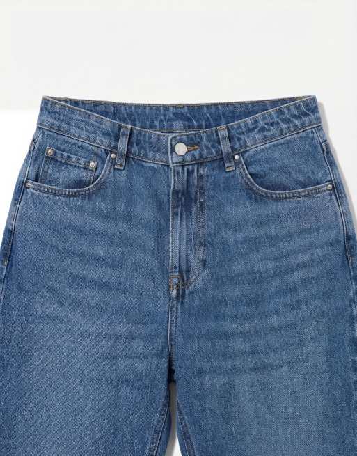 ASOS COLLECTIVE AC-B-251 tapered slim fit jeans in mid wash blue, 7 of 7