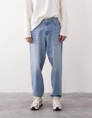 Asos Collective Ac-b-251 Tapered Slim Jeans In Blue