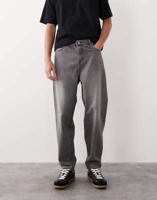 Asos Collective Ac-b-251 Tapered Slim Jeans In Black