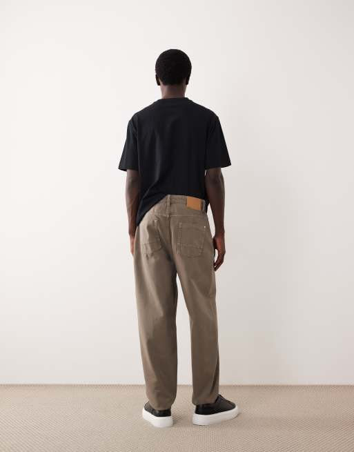 ASOS COLLECTIVE – AC-B-251 – Vintagebruna, avsmalnande, smala jeans, 2 av 6