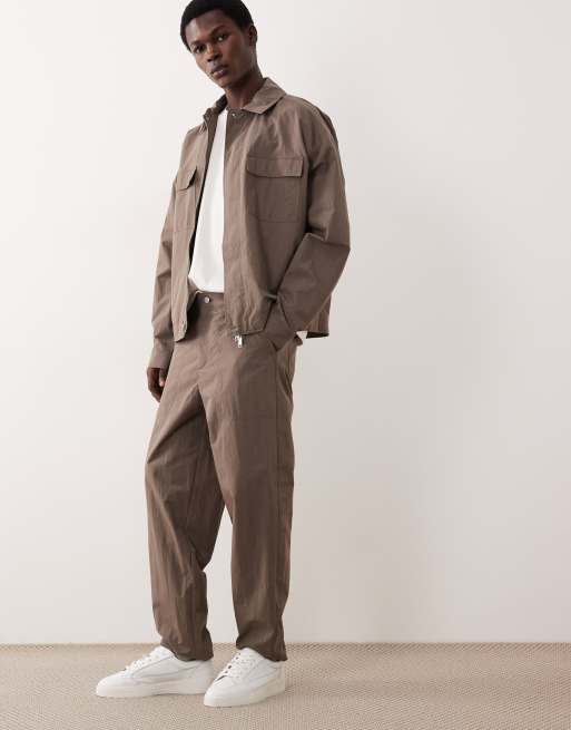 ASOS COLLECTIVE – Set aus Nylon in Braun, 3 von 3