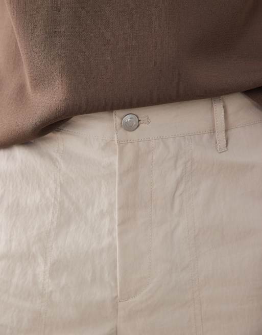 ASOS COLLECTIVE – AC-B-252 – Karotten-Chinohose aus Baumwoll-Nylon-Mix in Ecru, 4 von 6