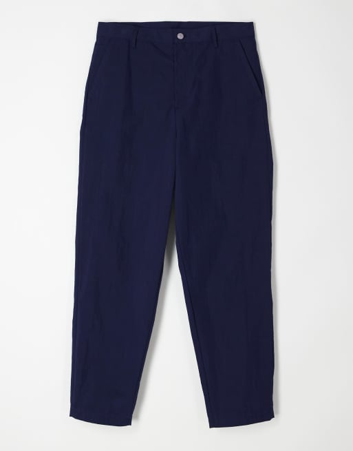 ASOS COLLECTIVE – AC-B-252 – Marinblå chinos med morotspassform i bomull och nylon, del av set, 5 av 6