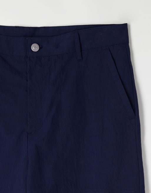 ASOS COLLECTIVE – AC-B-252 – Marinblå chinos med morotspassform i bomull och nylon, del av set, 6 av 6