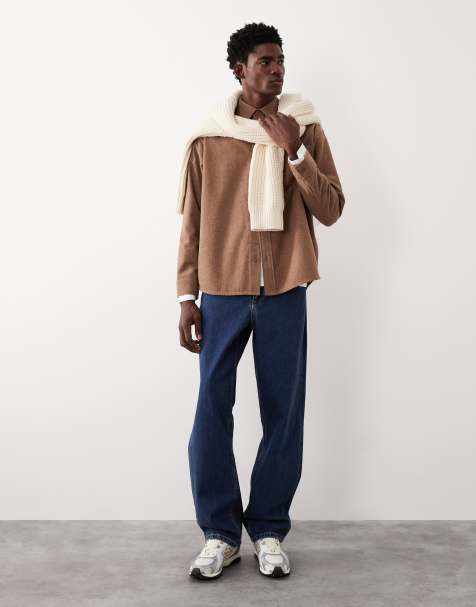 ASOS COLLECTIVE AC-B-253 - Jean droit emblématique - Bleu moyen délavé - view 1