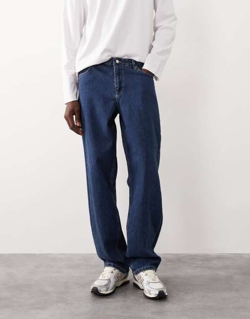 ASOS COLLECTIVE AC-B-253 - Jean droit emblématique - Bleu moyen délavé, 2 de 7