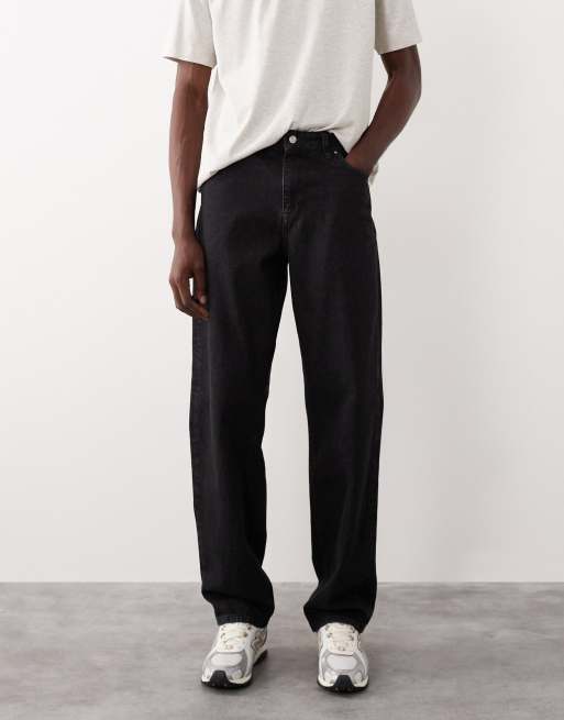 ASOS COLLECTIVE AC-B-253 - Jeans dritti nero slavato, 2 di 7