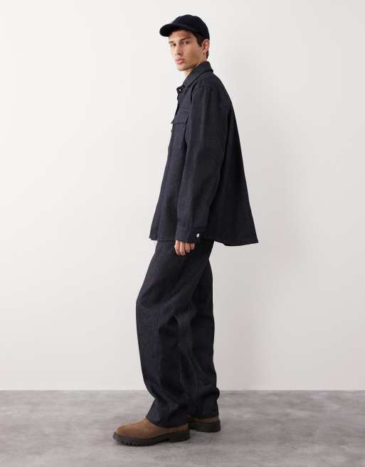 ASOS COLLECTIVE – AC-B-253 Signature – Gerade geschnittene Jeans aus Raw Denim, 5 von 7