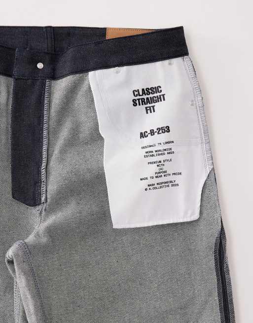 ASOS COLLECTIVE - AC-B-253 - Signature - Jeans met rechte pasvorm van raw denim, 7 van 7