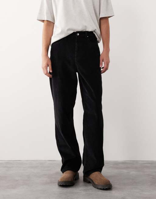 ASOS COLLECTIVE - AC-B-253 - Sorte signatur-bukser i lige pasform - Del af sæt, 2 af 7
