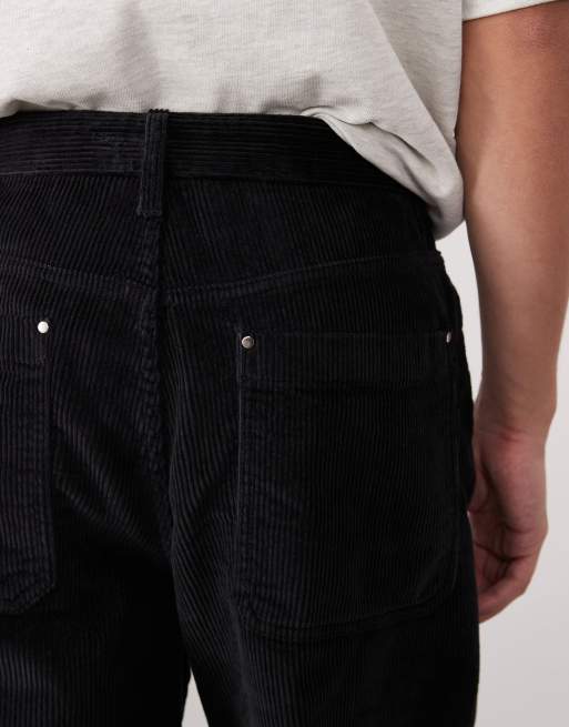 ASOS COLLECTIVE - AC-B-253 - Sorte signatur-bukser i lige pasform - Del af sæt, 5 af 7