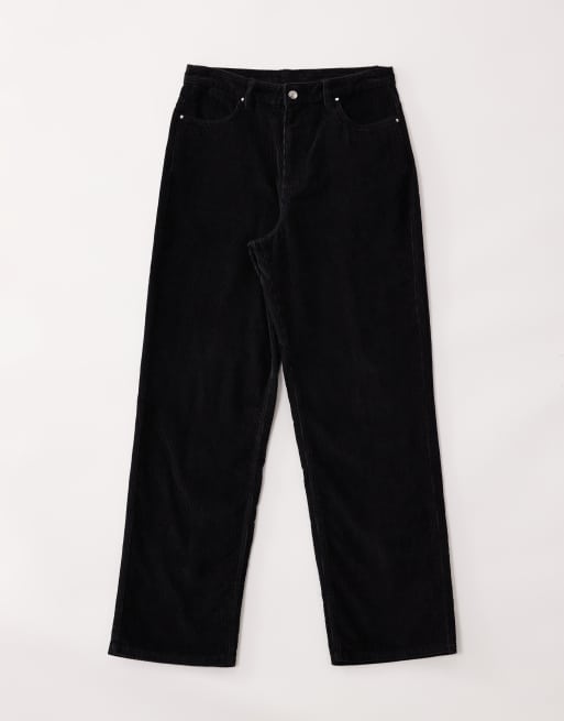 ASOS COLLECTIVE - AC-B-253 - Sorte signatur-bukser i lige pasform - Del af sæt, 6 af 7