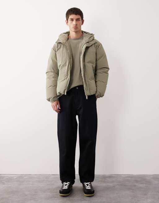ASOS COLLECTIVE - AC-B-253 - Sorte signatur-tømrerbukser med lige pasform, 2 af 7