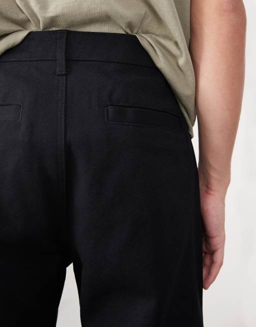 ASOS COLLECTIVE - AC-B-253 - Sorte signatur-tømrerbukser med lige pasform, 5 af 7