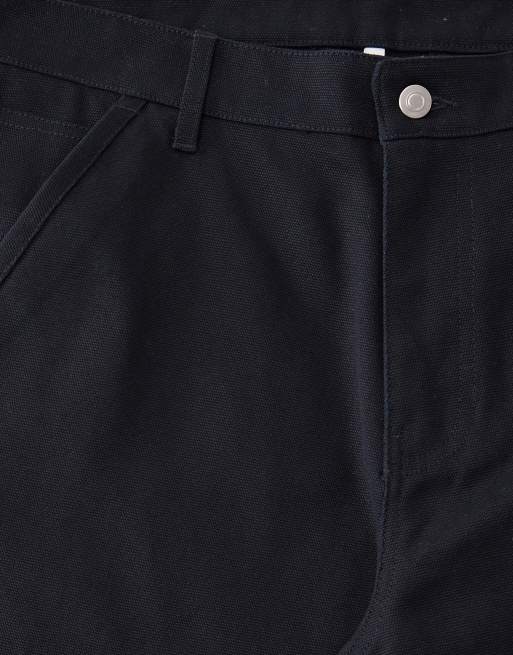 ASOS COLLECTIVE - AC-B-253 - Sorte signatur-tømrerbukser med lige pasform, 7 af 7
