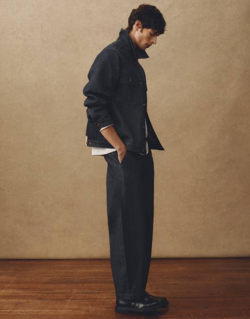 ASOS COLLECTIVE denim set in raw indigo, 2 of 4
