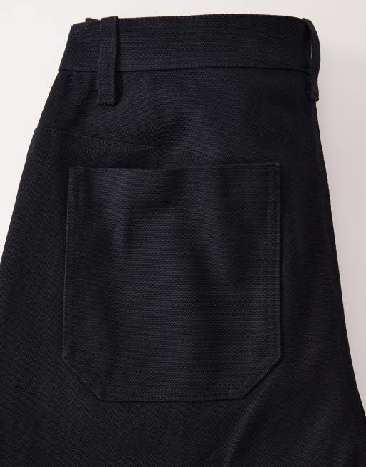 ASOS COLLECTIVE AC-B-254 tapered barrel pants in black, 7 of 7