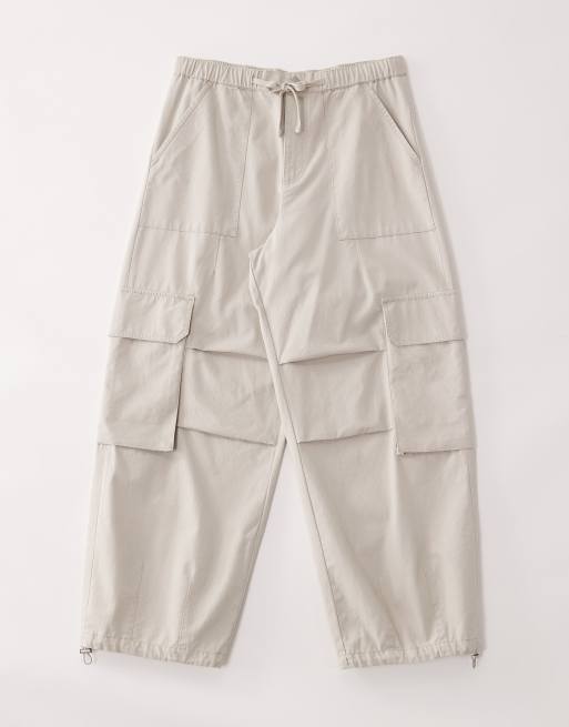 ASOS COLLECTIVE – AC-B-255 – Oversize-Cargohose in verwaschenem Steingrau, 6 von 7