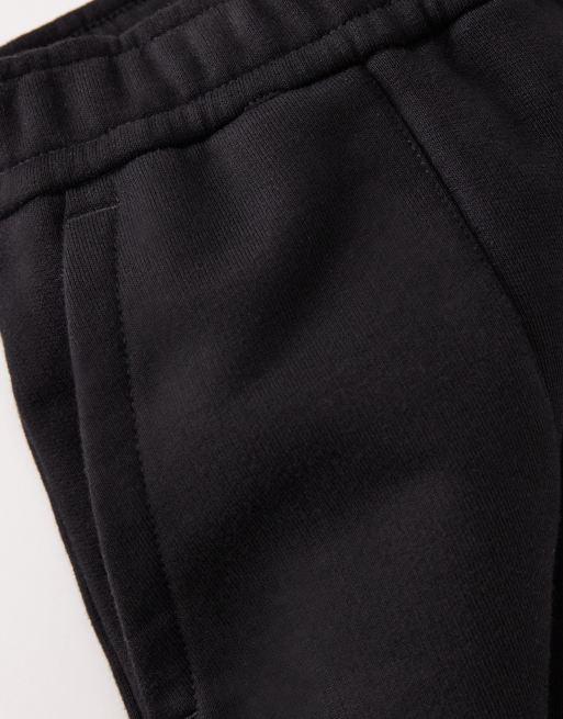 ASOS COLLECTIVE AC-B-2571 - Joggers super pesanti neri con fondo elasticizzato , 6 di 7
