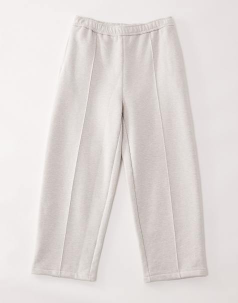 ASOS COLLECTIVE AC-B-2572 - Joggers super pesanti mélange con fondo fisso e logo - view 1