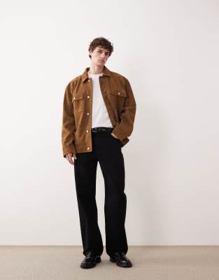 Asos Collective Ac-b253 Classic Straight Fit Jeans In Black