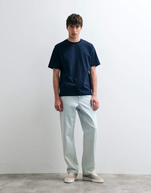 ASOS COLLECTIVE - AC-B253 - Jean droit classique - Bleu clair délavé, 3 de 5