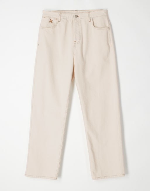 ASOS COLLECTIVE - AC-B253 - Jean droit classique d'ensemble - Écru brut, 5 de 6