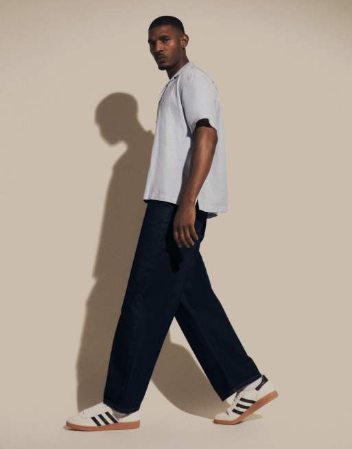 ASOS COLLECTIVE - Denim co-ord set in ruw indigo, 3 van 4