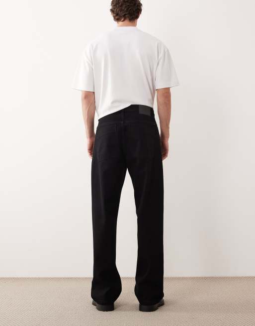 ASOS COLLECTIVE - AC-B253 - Klassiske sorte jeans med lige pasform, 3 af 6