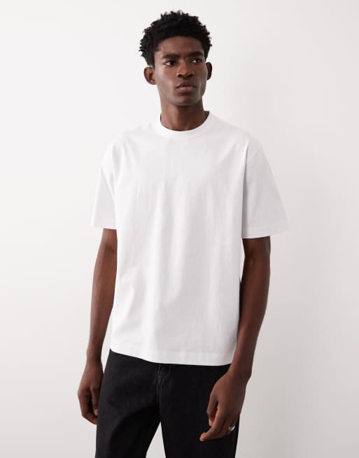 ASOS COLLECTIVE AC-T-251 - T-shirt classica pesante bianca 