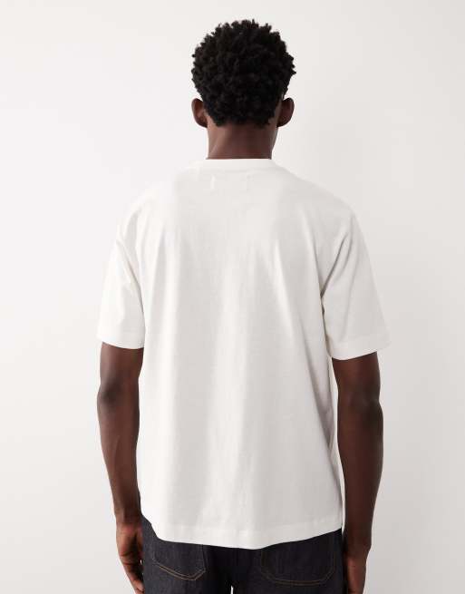 ASOS COLLECTIVE AC-T-251 - T-shirt épais emblématique - Crème, 4 de 7
