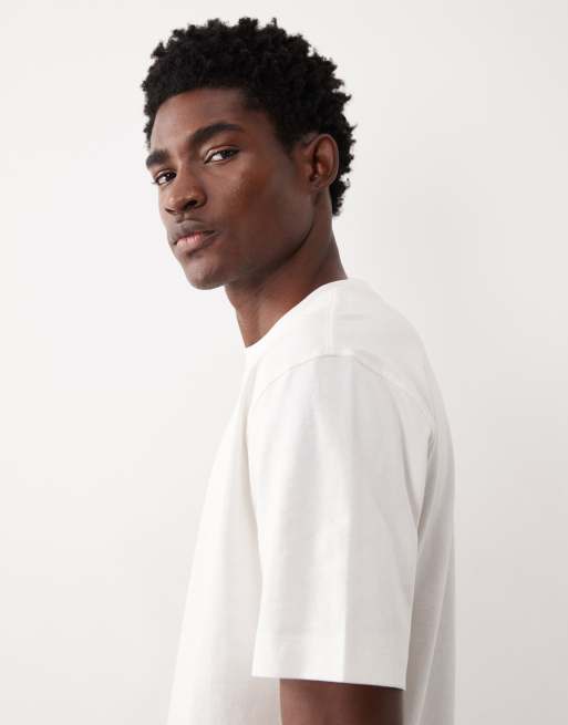 ASOS COLLECTIVE AC-T-251 - T-shirt épais emblématique - Crème, 5 de 7