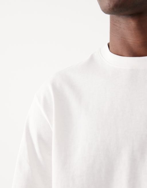 ASOS COLLECTIVE AC-T-251 - T-shirt épais emblématique - Crème, 6 de 7