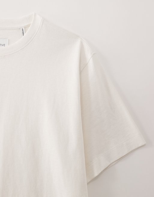 ASOS COLLECTIVE AC-T-251 - T-shirt épais emblématique - Crème, 7 de 7