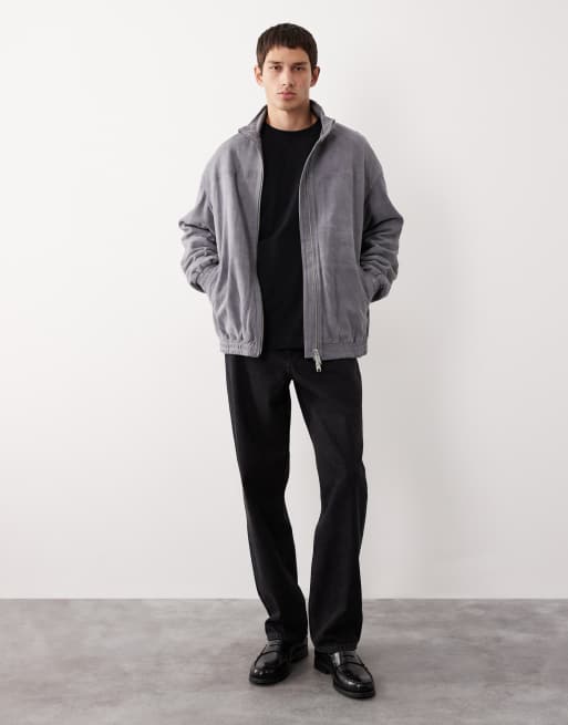 ASOS COLLECTIVE - AC-T-253 - Sort super kraftig oversized t-shirt med lange ærmer, 3 af 7