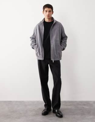 Asos Collective Ac-t-253 Super Heavyweight Oversized Long Sleeve T-shirt In Black
