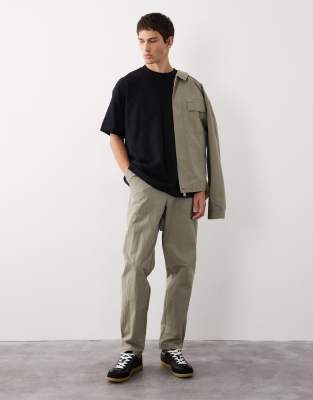 Asos Collective Ac-t-253 Super Heavyweight Oversized T-shirt In Black