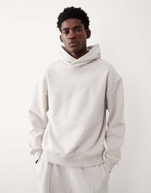 ASOS COLLECTIVE AC-T-2572 - Felpa con cappuccio classica pesante mélange