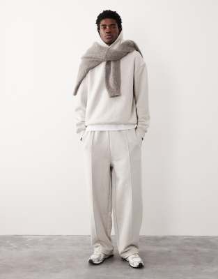 Asos Collective Ac-t-2572 Signature Fit Heavyweight Hoodie In White