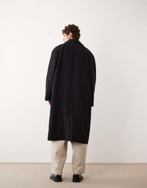 ASOS COLLECTIVE - Cappotto sfoderato nero, 3 di 6
