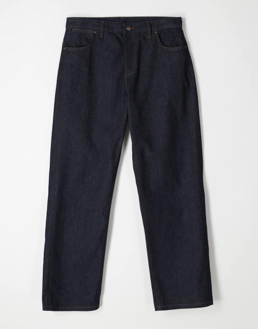 ASOS COLLECTIVE co-ord AC-B253 classic straight fit jeans in raw indigo denim, 6 of 7