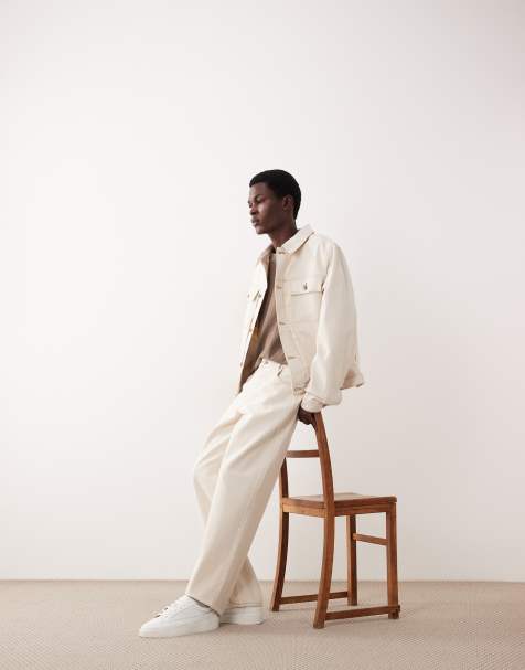 ASOS COLLECTIVE - Ensemble en jean - Écru brut - view 1