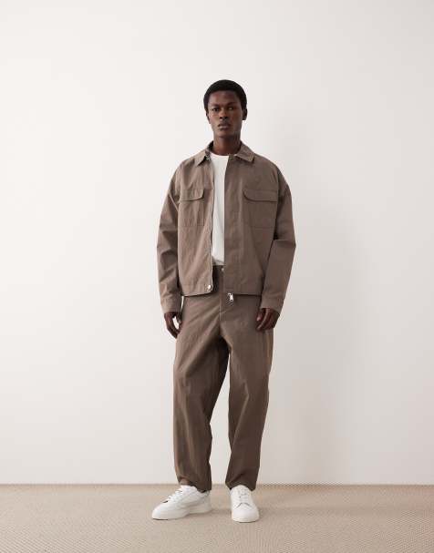 ASOS COLLECTIVE - Ensemble en nylon - Marron - view 1