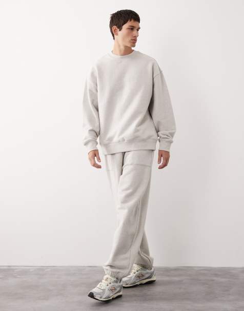ASOS COLLECTIVE – Gråmelerat, kraftigt set i extra oversize - view 1